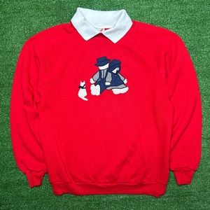 Vintage Made in USA Red Sweater Women’s